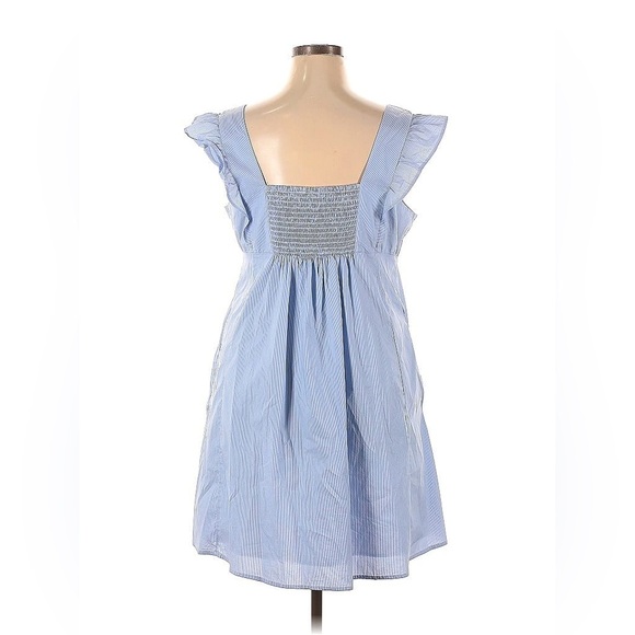 NWT Draper James Women's Blue Maddie Embroidered Babydoll Dress- Size XL - Picture 4 of 6